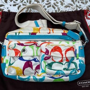 *RARE* Coach Scribble Hobo Camera Bag